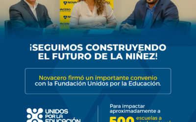 NOVACERO SIGUE CONSTRUYENDO EL FUTURO DE LA NIÑEZ EN EL ECUADOR.